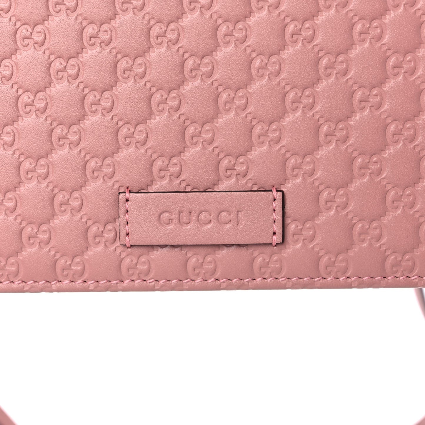 Microguccissima Crossbody Wallet Soft Pink