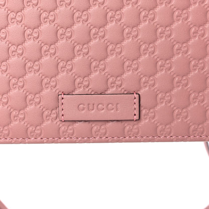 Gucci Microguccissima Crossbody Wallet Soft Pink 7 of 10
