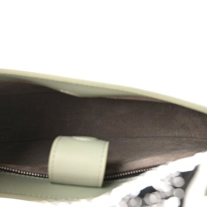 Lanvin Matte Calfskin Cat Hobo Sage 5 of 9