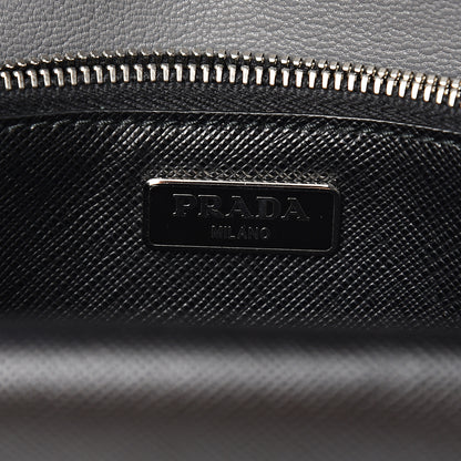 Prada Saffiano Lux Mini Sound Top Handle Crossbody Bag Black 5 of 8