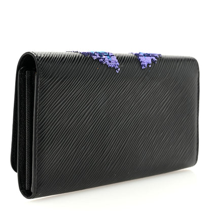 Louis Vuitton Epi Sequin Bird Twist Wallet Black 3 of 6