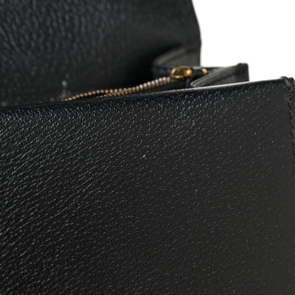 Gucci Calfskin Web Floral Embroidered Medium Dionysus Shoulder Bag Black 12 of 16