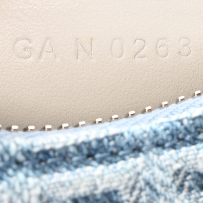 Givenchy Denim Mini Moon Cut Out Shoulder Bag Light Blue 6 of 9