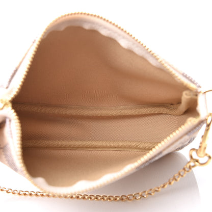 Louis Vuitton Damier Azur Mini Pochette Accessories 5 of 8