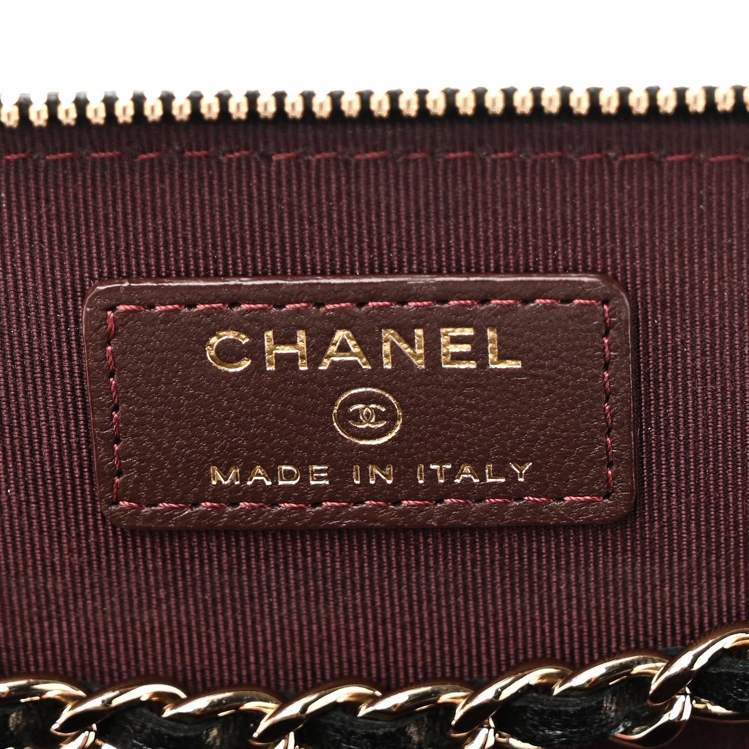 Chanel Lambskin Quilted Small Vanity Case With Chain Black 6 of 11