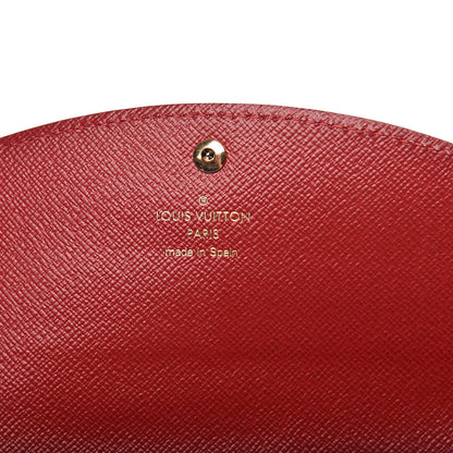 Louis Vuitton Damier Ebene Caissa Wallet Cherry 6 of 9