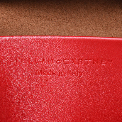 Stella McCartney Eco Alter Nappa Perforated Logo Mini Backpack Red 6 of 9