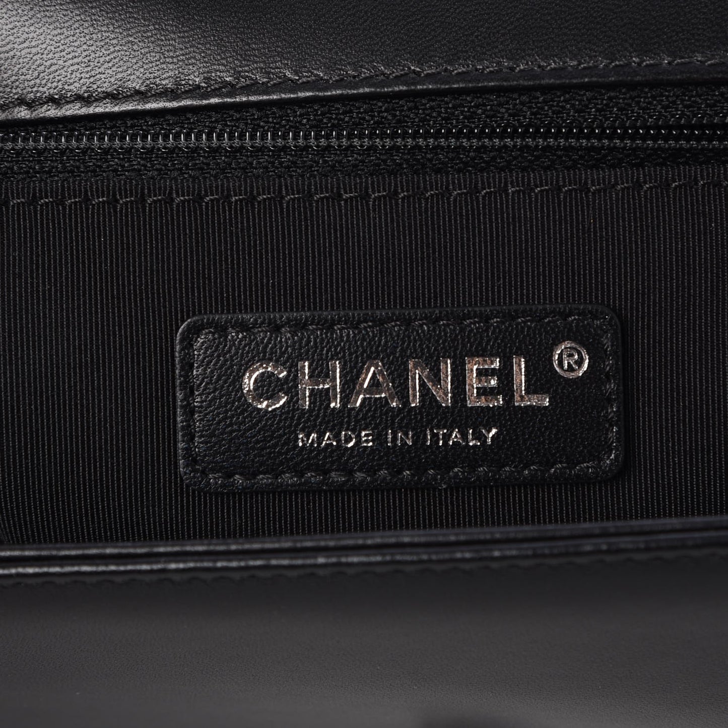 Lambskin Quilted New Medium Boy Flap Black