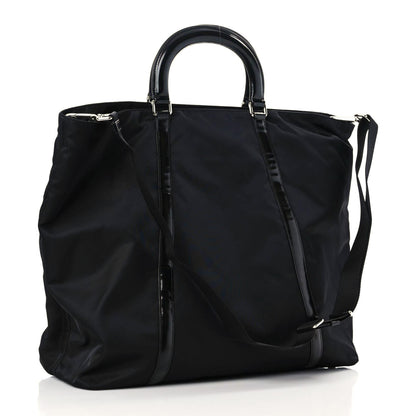 Prada Tessuto Nylon Spazzolato Tote Black 3 of 10