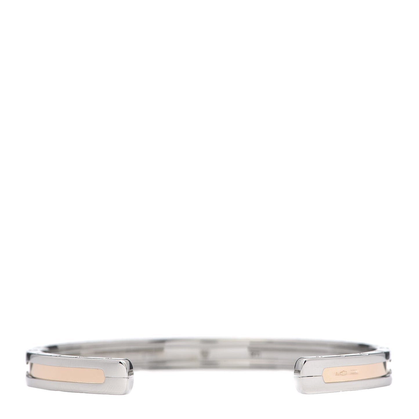 18K Rose Gold Stainless Steel B.Zero1 Cuff Bracelet SM