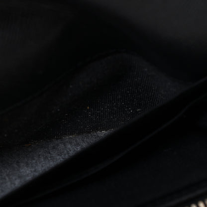 Burberry Calfskin Nova Check Flap Wallet Black 7 of 9
