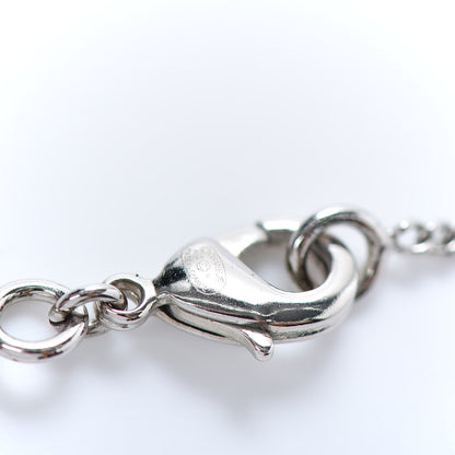 Chanel Baguette Crystal Pearl CC Lariat Necklace Silver 5 of 6