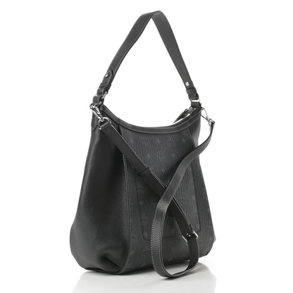 MCM Visetos Medium Luisa Hobo Black 3 of 9