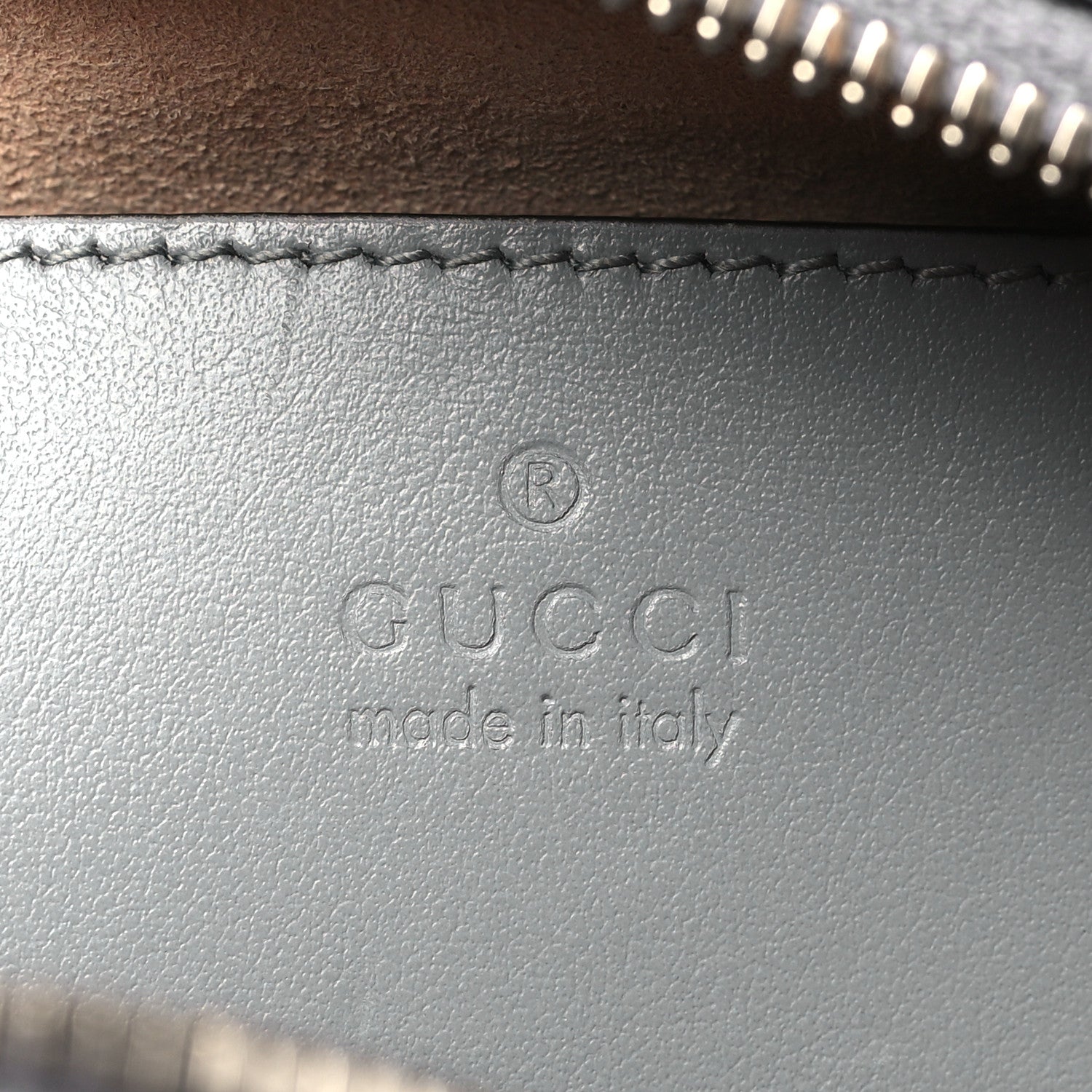 Gucci Calfskin Matelasse Aria Small GG Marmont Chain Shoulder Bag Deep Grey 6 of 10