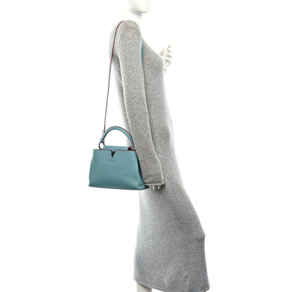 Louis Vuitton Taurillon Capucines BB Ciel 2 of 9