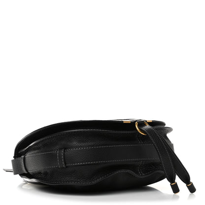 Chloe Calfskin Medium Marcie Round Crossbody Bag Black 3 of 4