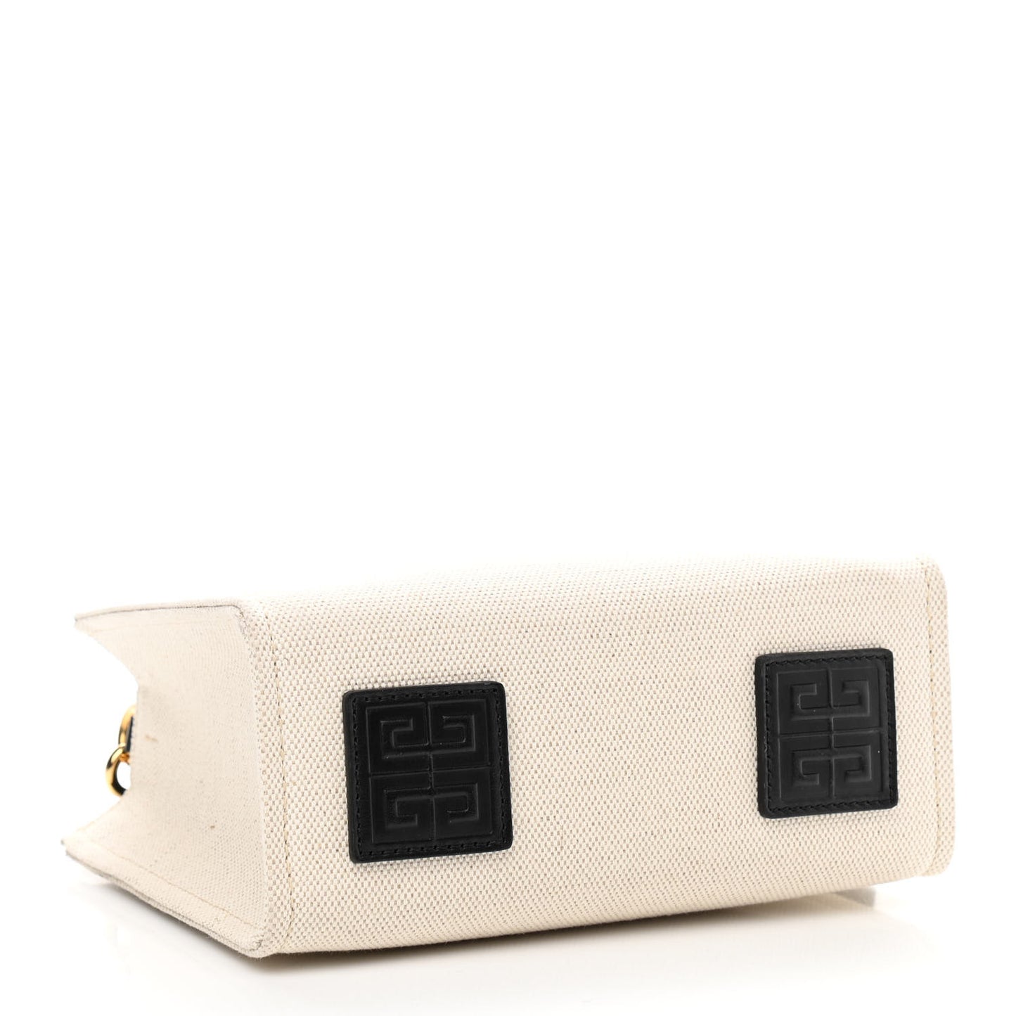 Canvas Mini G-Tote White Black