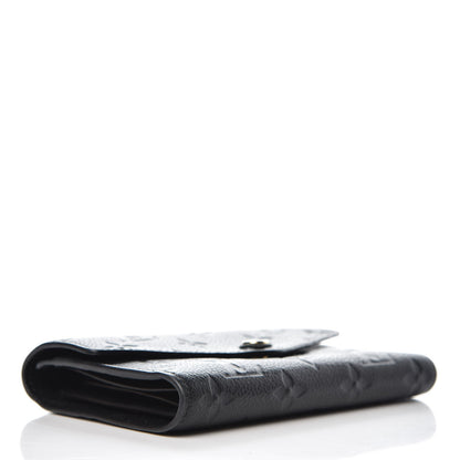 Louis Vuitton Empreinte Compact Curieuse Wallet Black 4 of 10