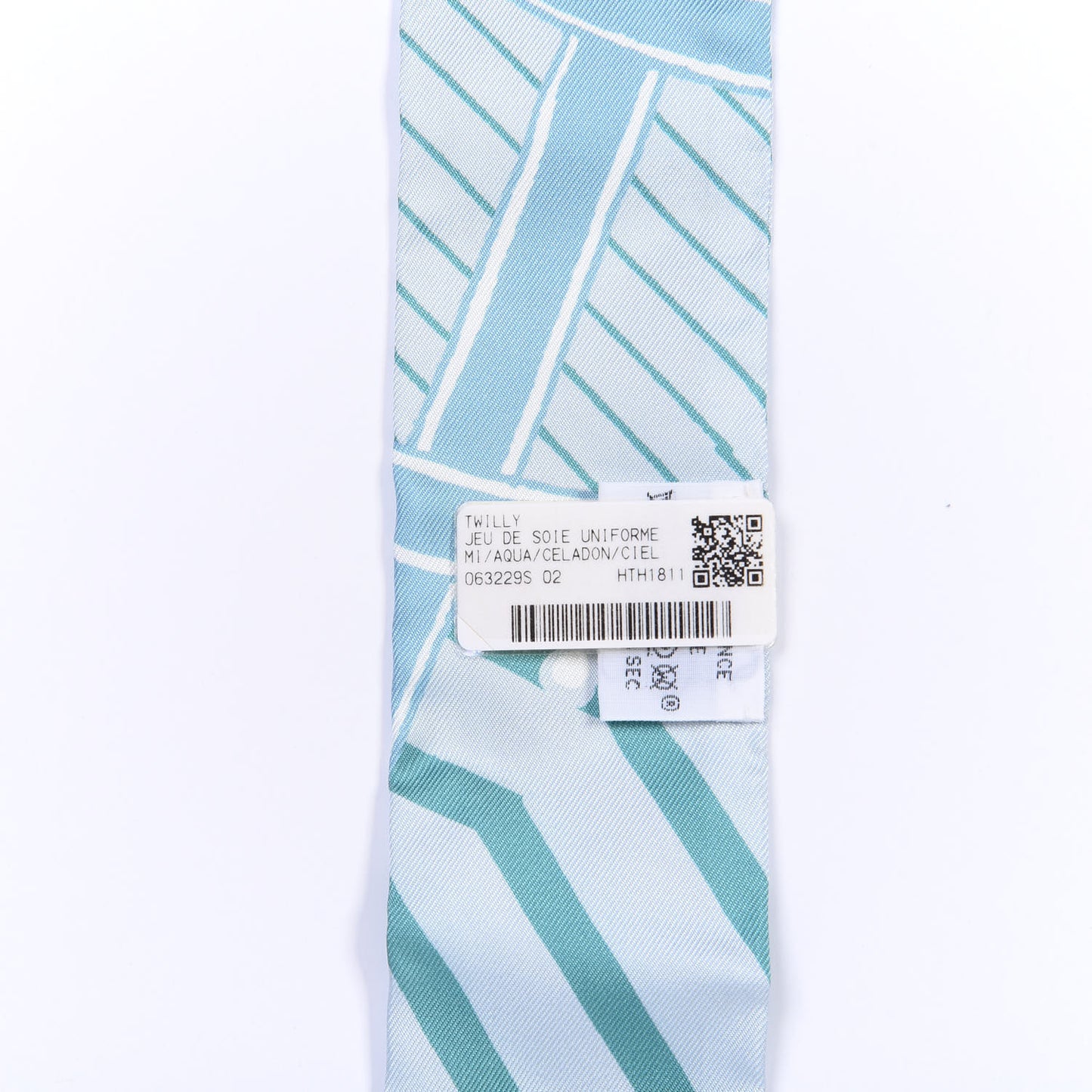 Silk Jeu de Soie Uniforme Twilly Aqua Celadon Ciel