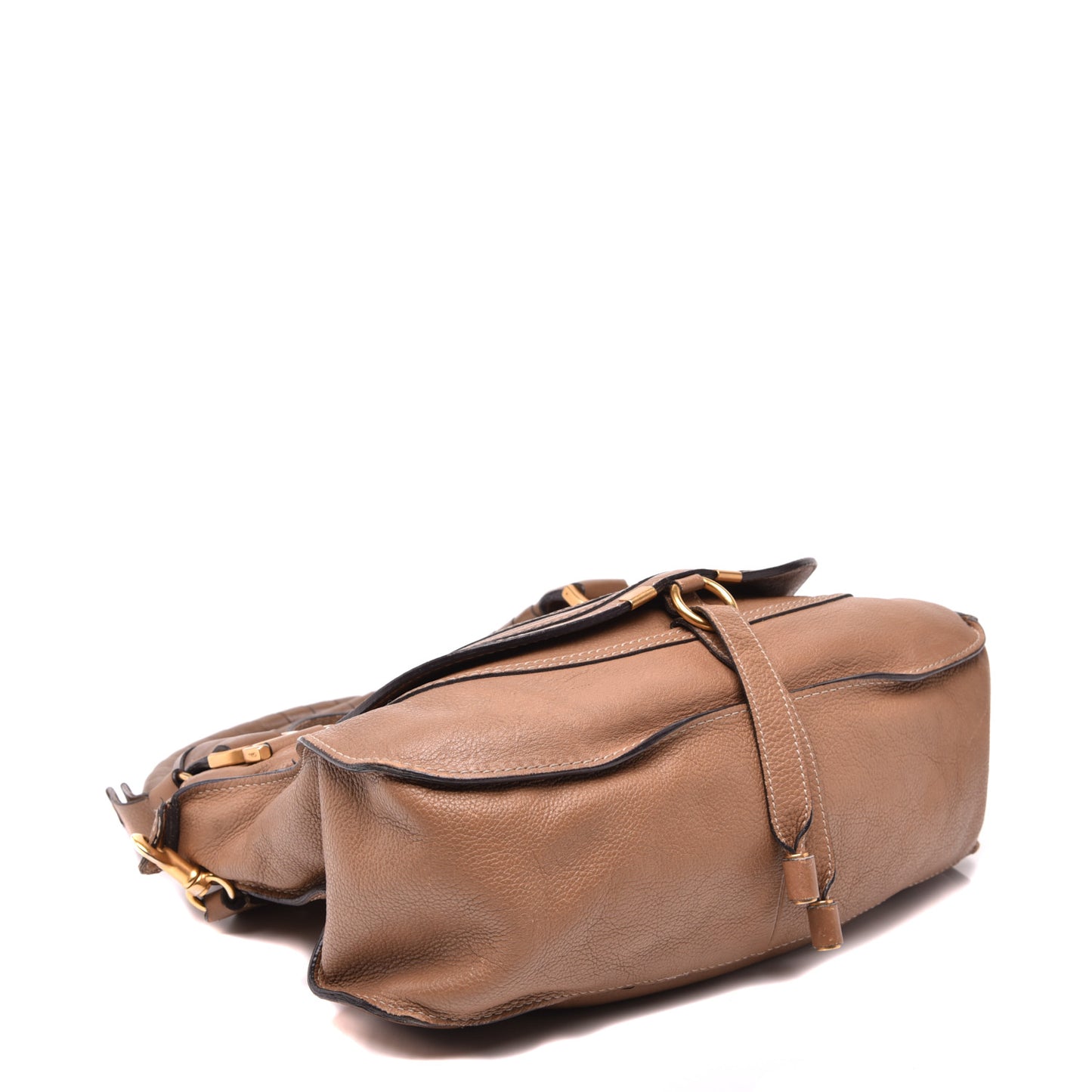 Calfskin Medium Marcie Satchel Nut