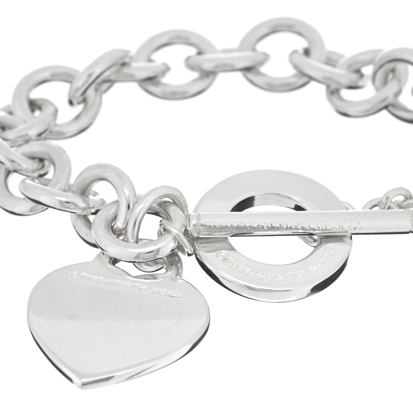 Sterling Silver Return To Tiffany Heart Tag Toggle Bracelet