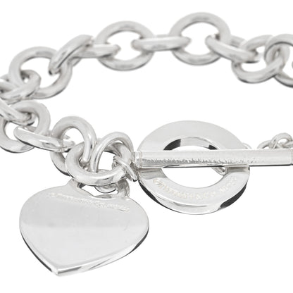 Tiffany Sterling Silver Return To Tiffany Heart Tag Toggle Bracelet 3 of 3