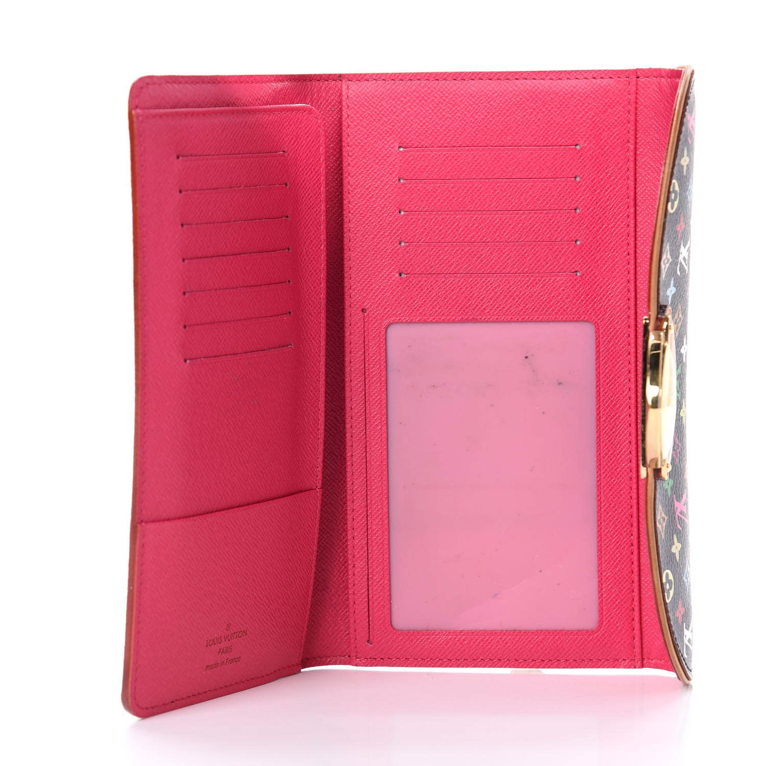 Louis Vuitton Monogram Multicolor Eugenie Wallet Black Grenade 5 of 11