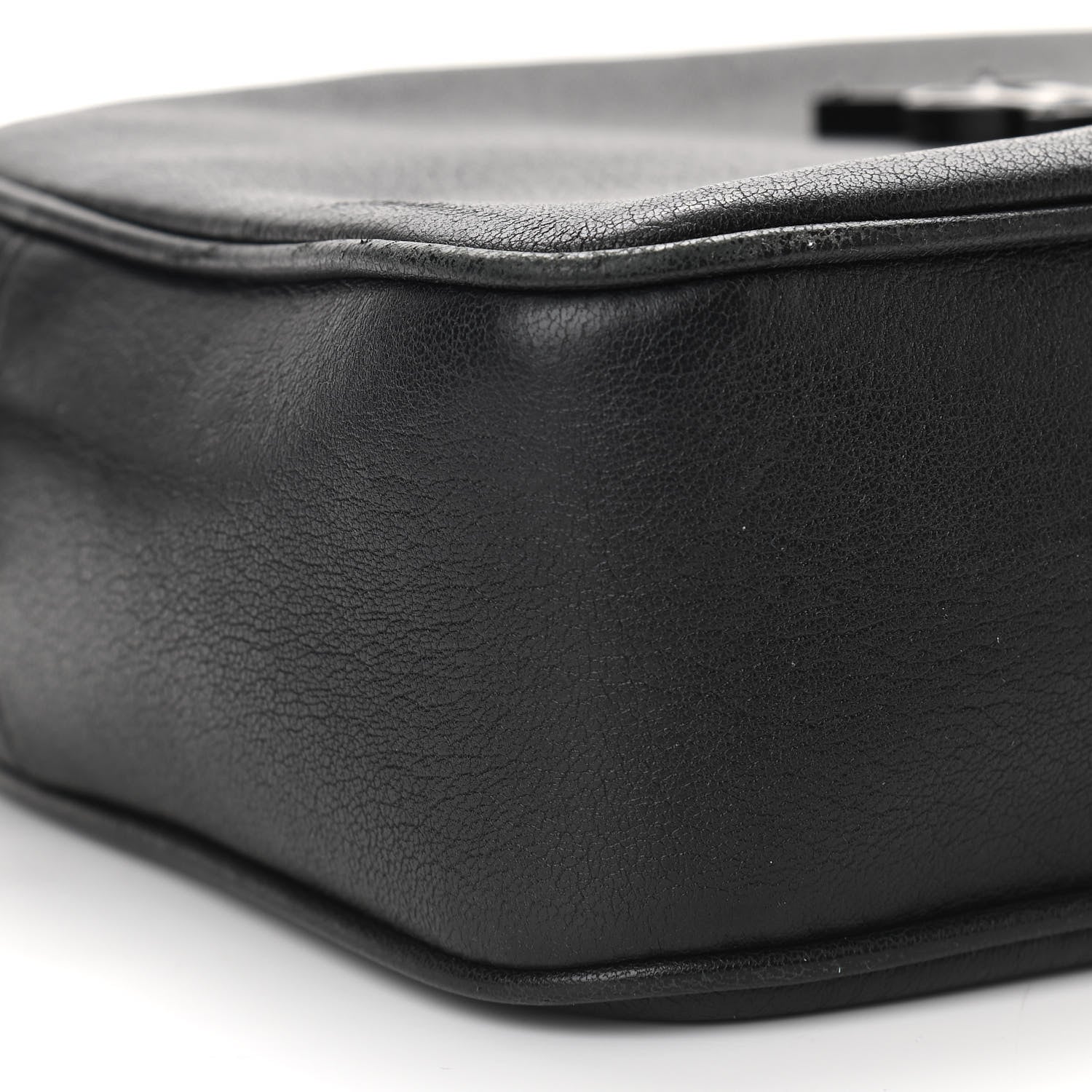 Saint Laurent Lambskin Monogram Small Lou Camera Bag Black 9 of 12