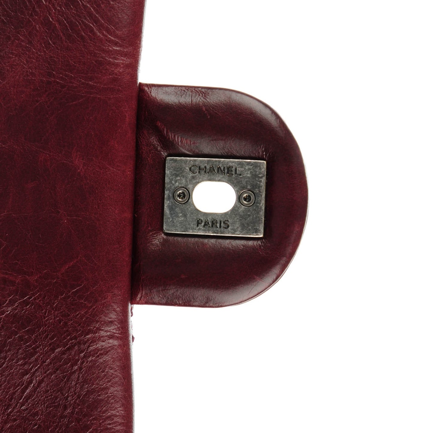 Calfskin Quilted Large Salzburg Backpack Burgundy