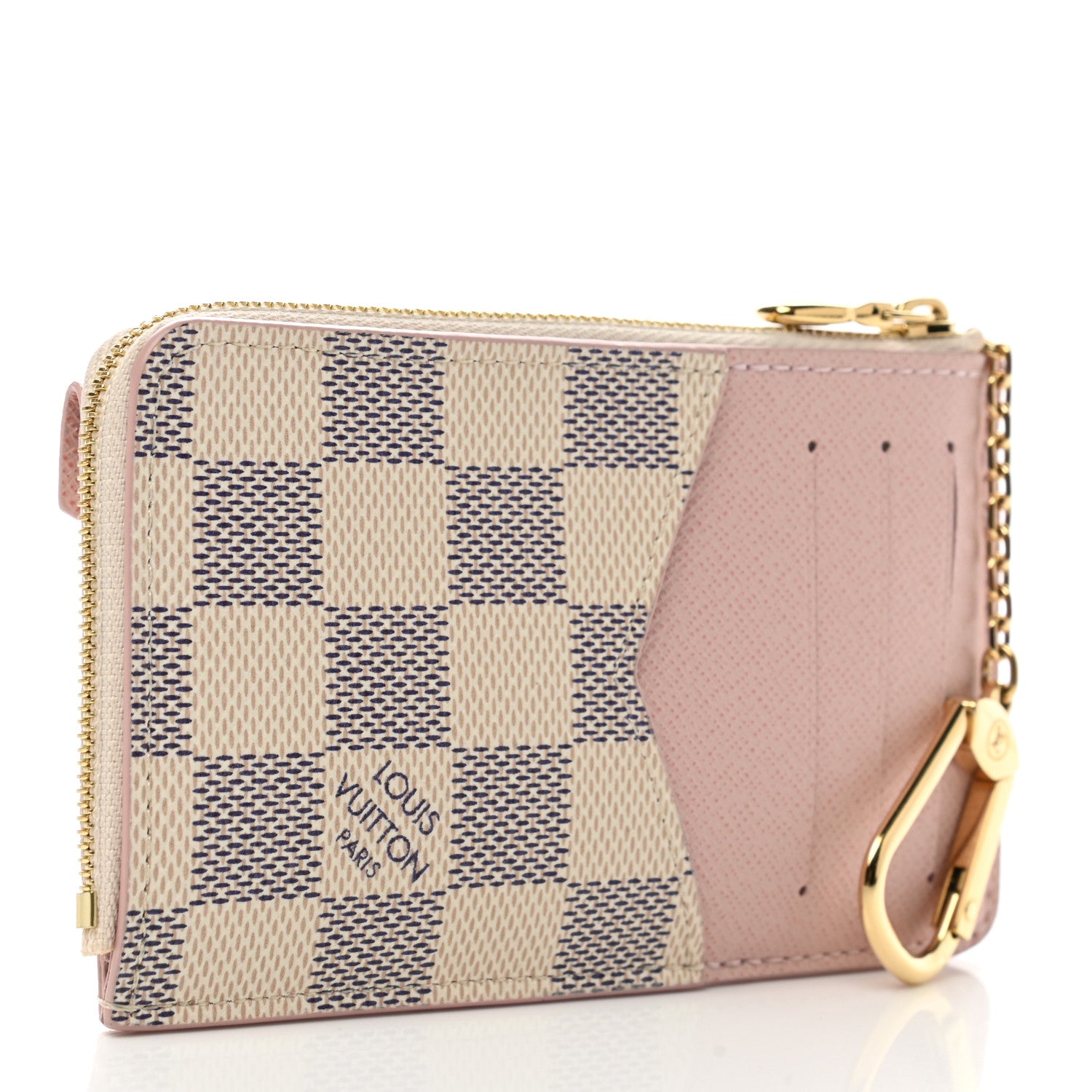 Louis Vuitton Damier Azur Recto Verso Card Holder Rose Ballerine 3 of 7