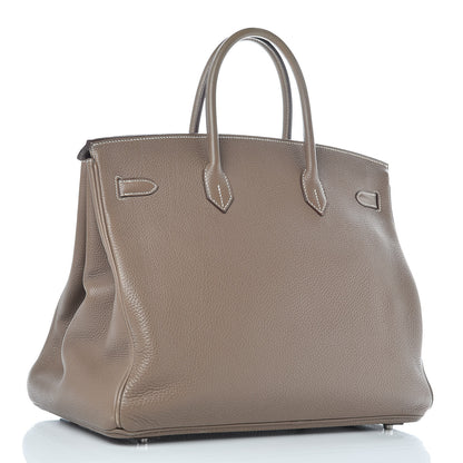 Hermes Togo Birkin 40 Etoupe 3 of 47