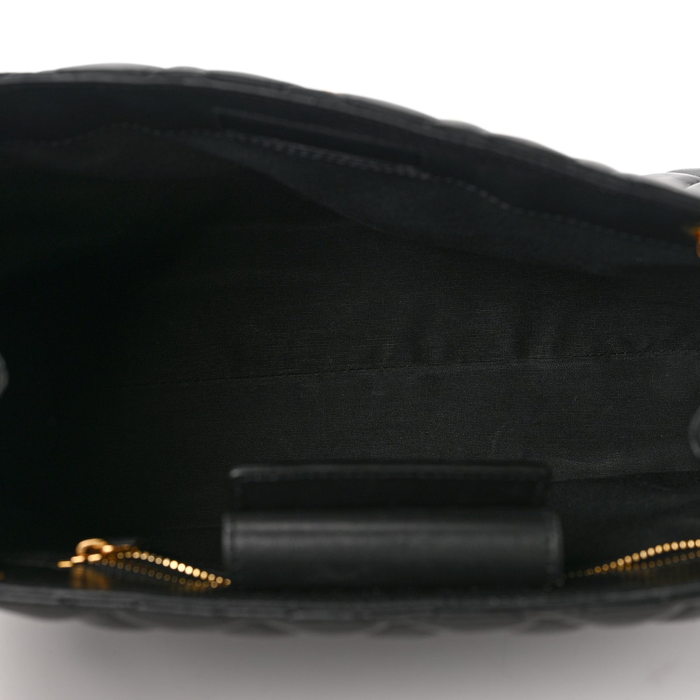 Nappa Quilted Medusa Chain Shoulder Bag Black