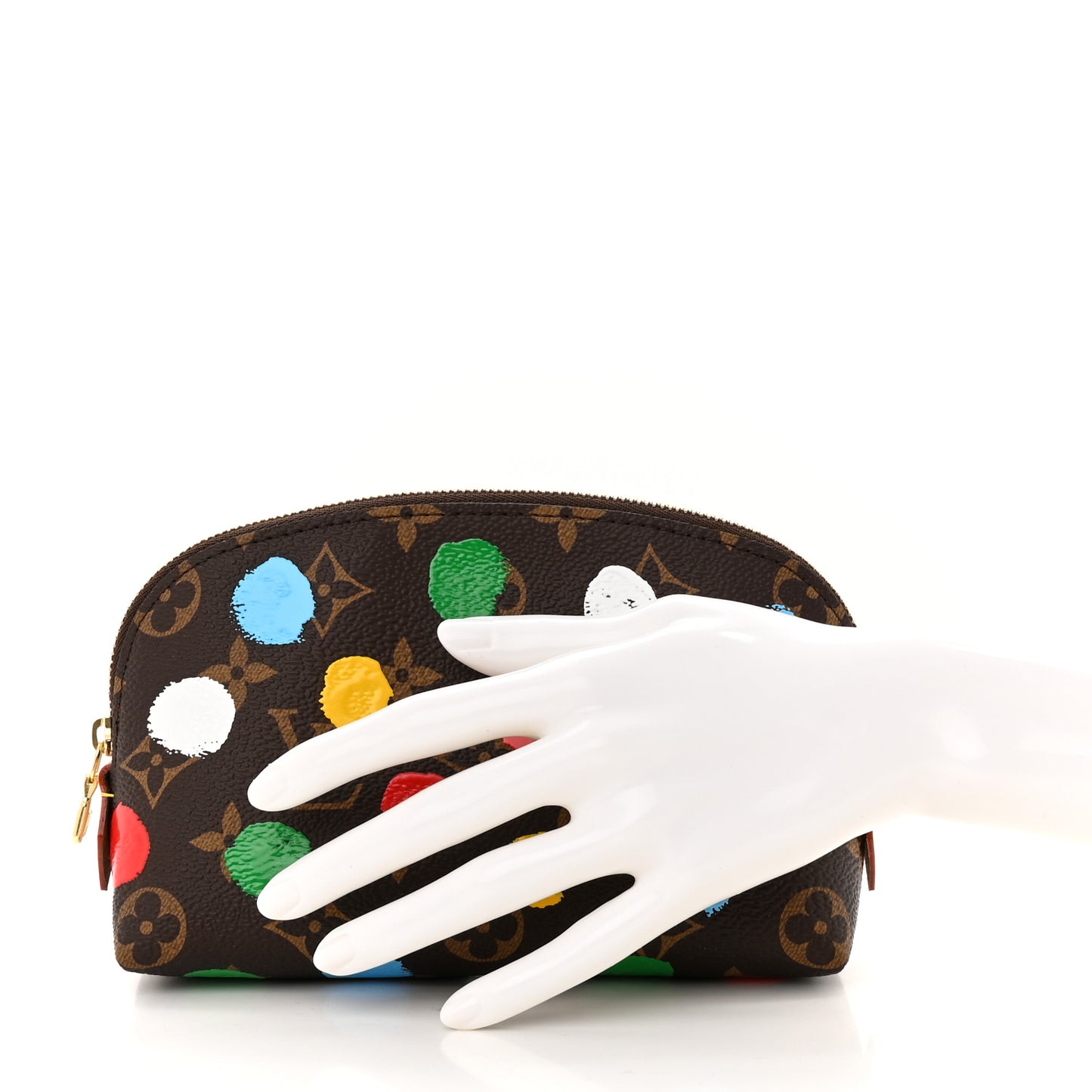 LV X YK Monogram Dots Cosmetic Pouch
