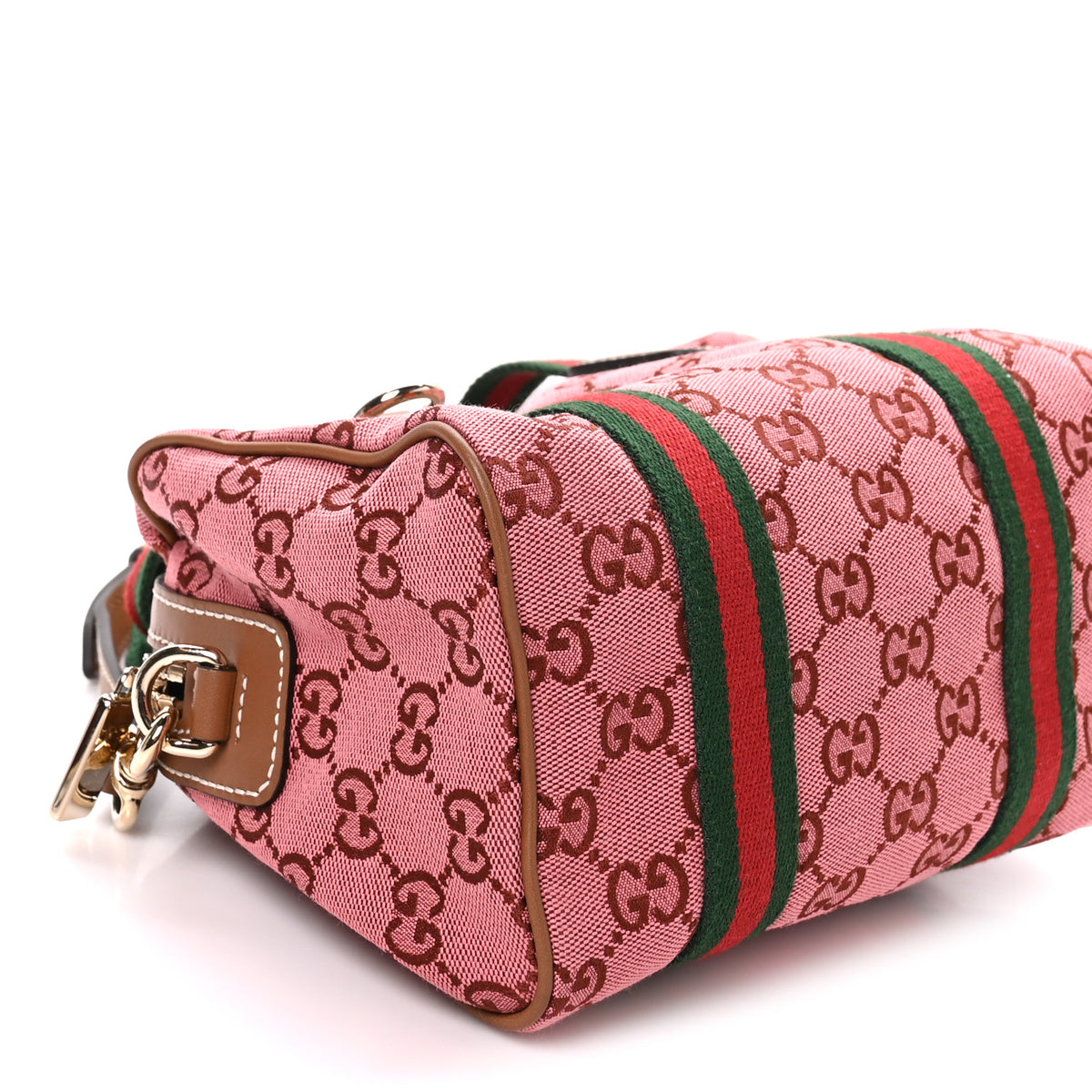GG Supreme Web Mini GG Top Handle Bag Pink Beige
