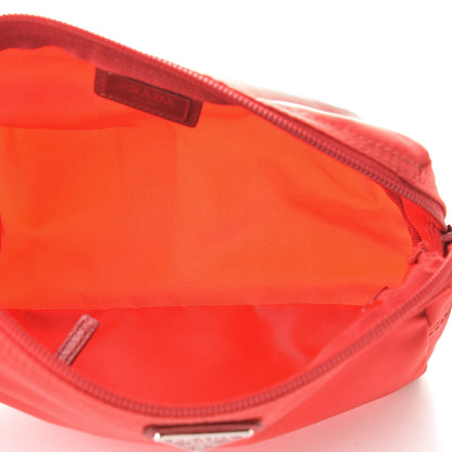 Prada Nylon Vela Cosmetic Pouch Rosso 5 of 7