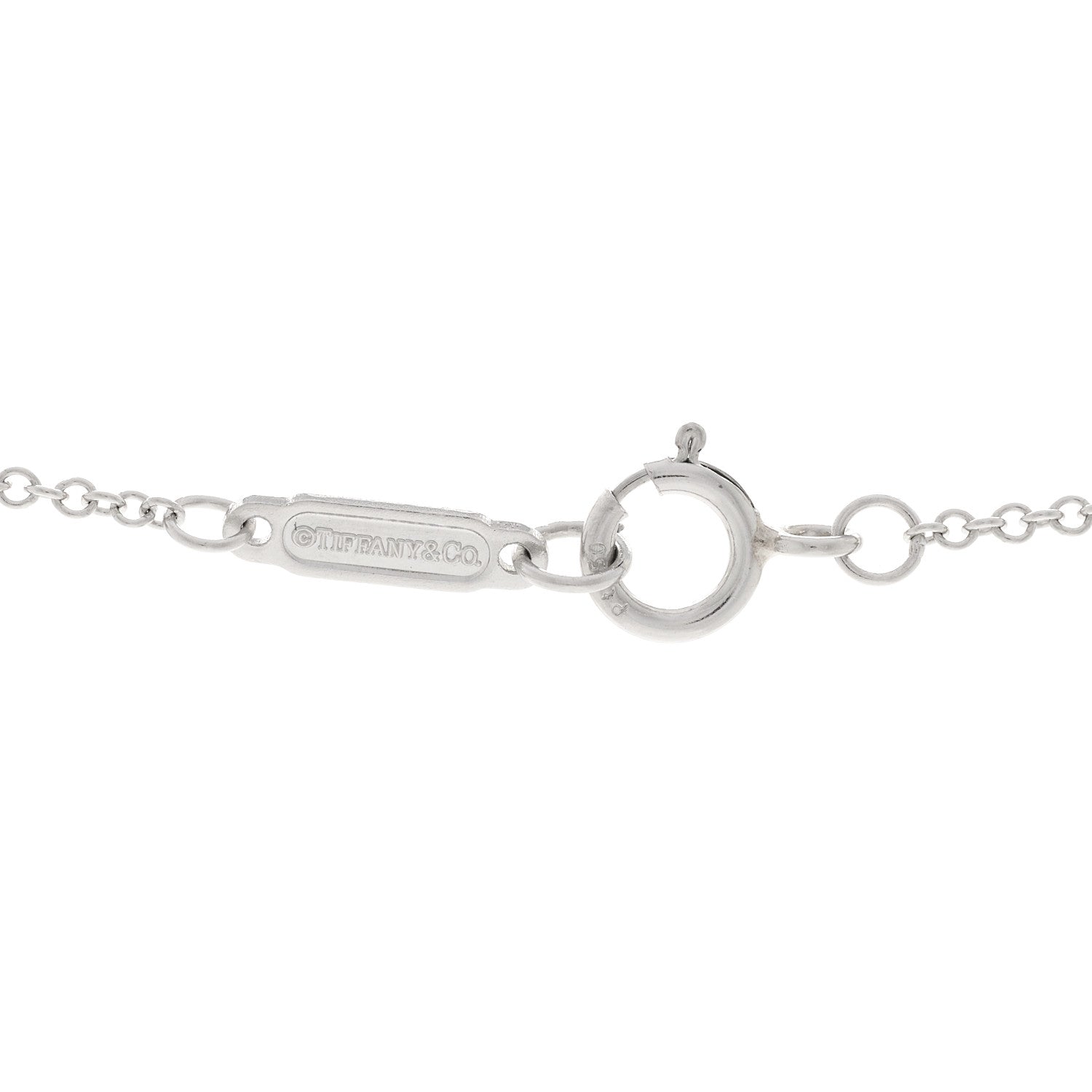 Tiffany Platinum Diamond .16ctw Soleste Pendant Necklace 4 of 5