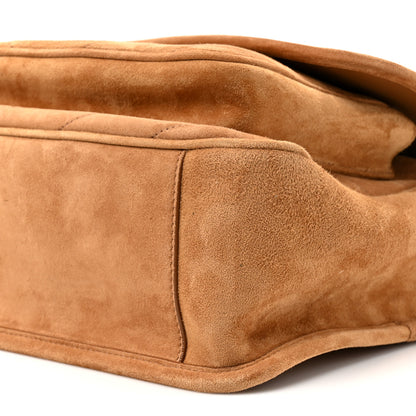 Saint Laurent Suede Monogram Medium Niki Chain Satchel Cinnamon 8 of 9