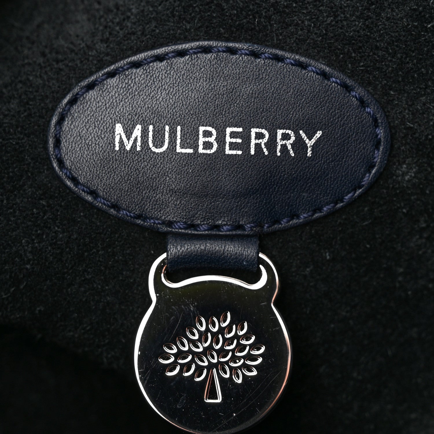 Mulberry Smooth Calfskin Bayswater Midnight 6 of 16