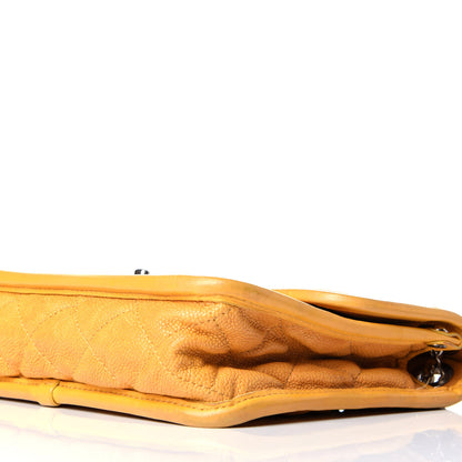 Chanel Caviar Quilted Mini French Riviera Flap Yellow 9 of 9