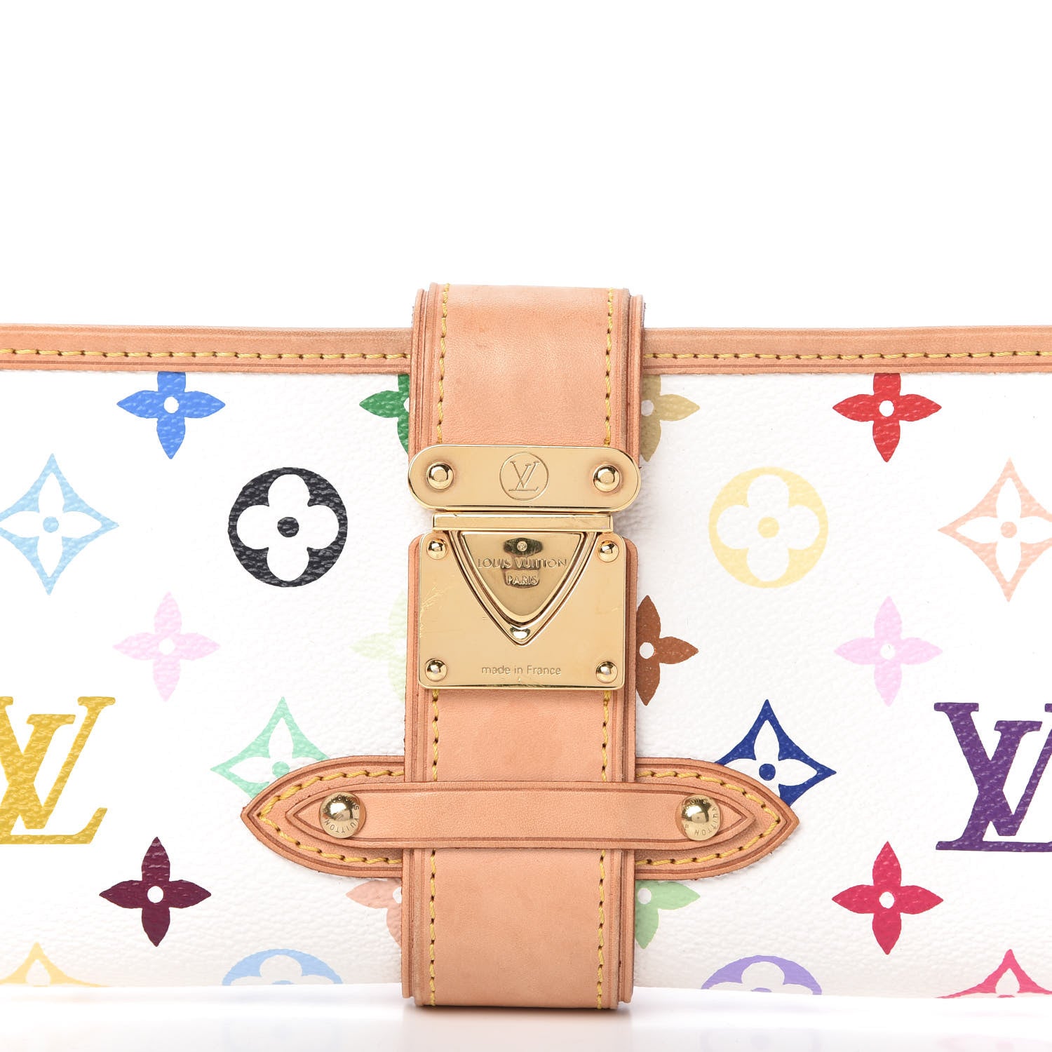 Louis Vuitton Monogram Multicolor Shirley White 9 of 12