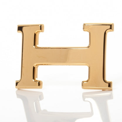 Hermes Leather Reversible H Belt 65 Gold Blanc 12 of 16