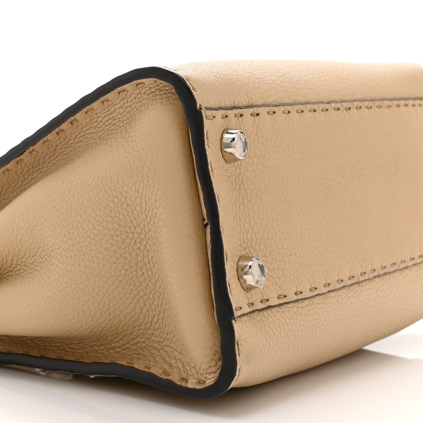 Cuoio Romano Selleria Medium Peekaboo Iconic Essentially Satchel Paglia Latte Mou