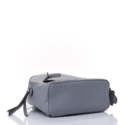 Fendi Vitello Dolce Studded Croc Tail Mini Backpack Grey 3 of 4