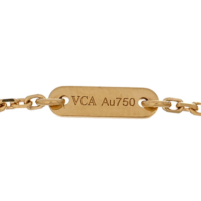 Van Cleef & Arpels 18K Yellow Gold Mother of Pearl Sweet Alhambra Bracelet 3 of 5