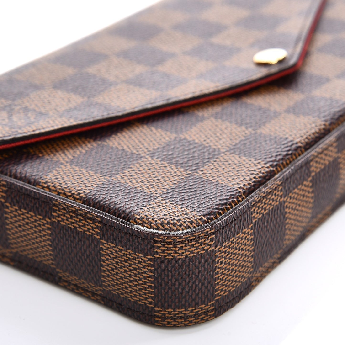 Damier Ebene Pochette Felicie Chain Wallet