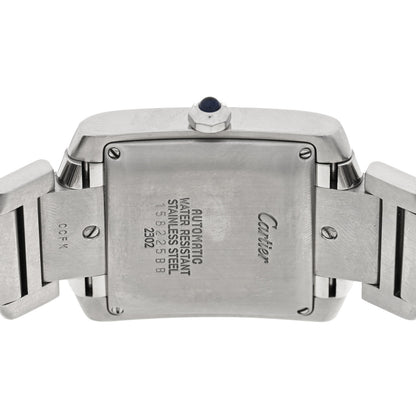 Cartier Stainless Steel 28mm Tank Francaise Automatic Watch 4 of 4