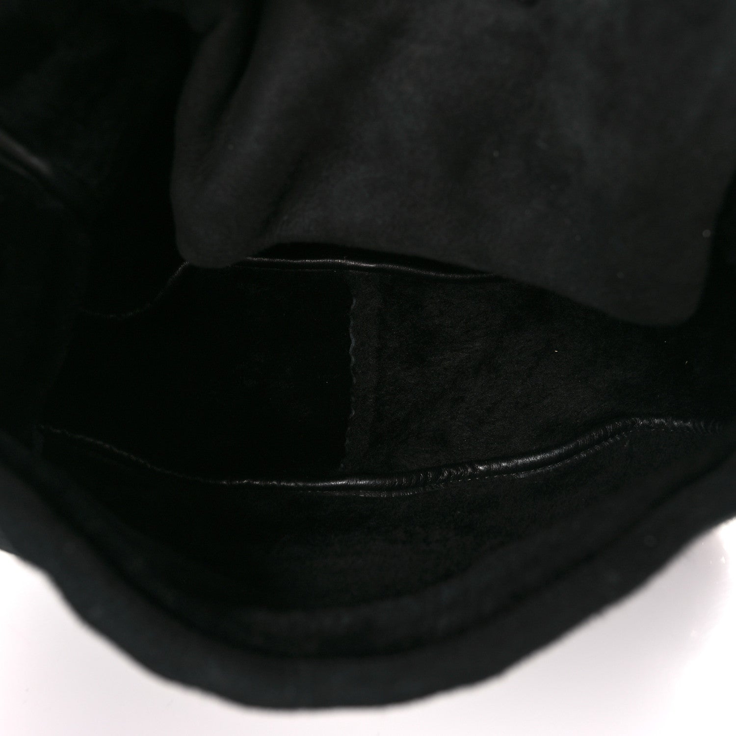 Chanel Shearling Quilted Mademoiselle Flap Black 5 of 9