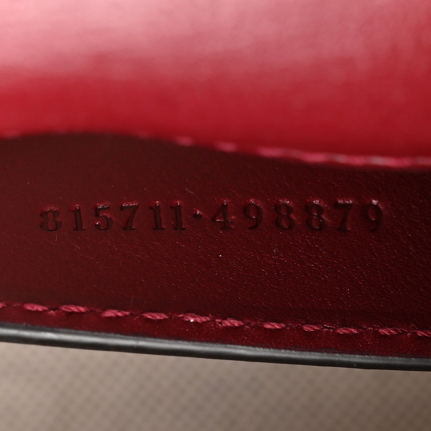 Gucci Calfskin Blondie Small Shoulder Bag Rosso Ancora 7 of 10