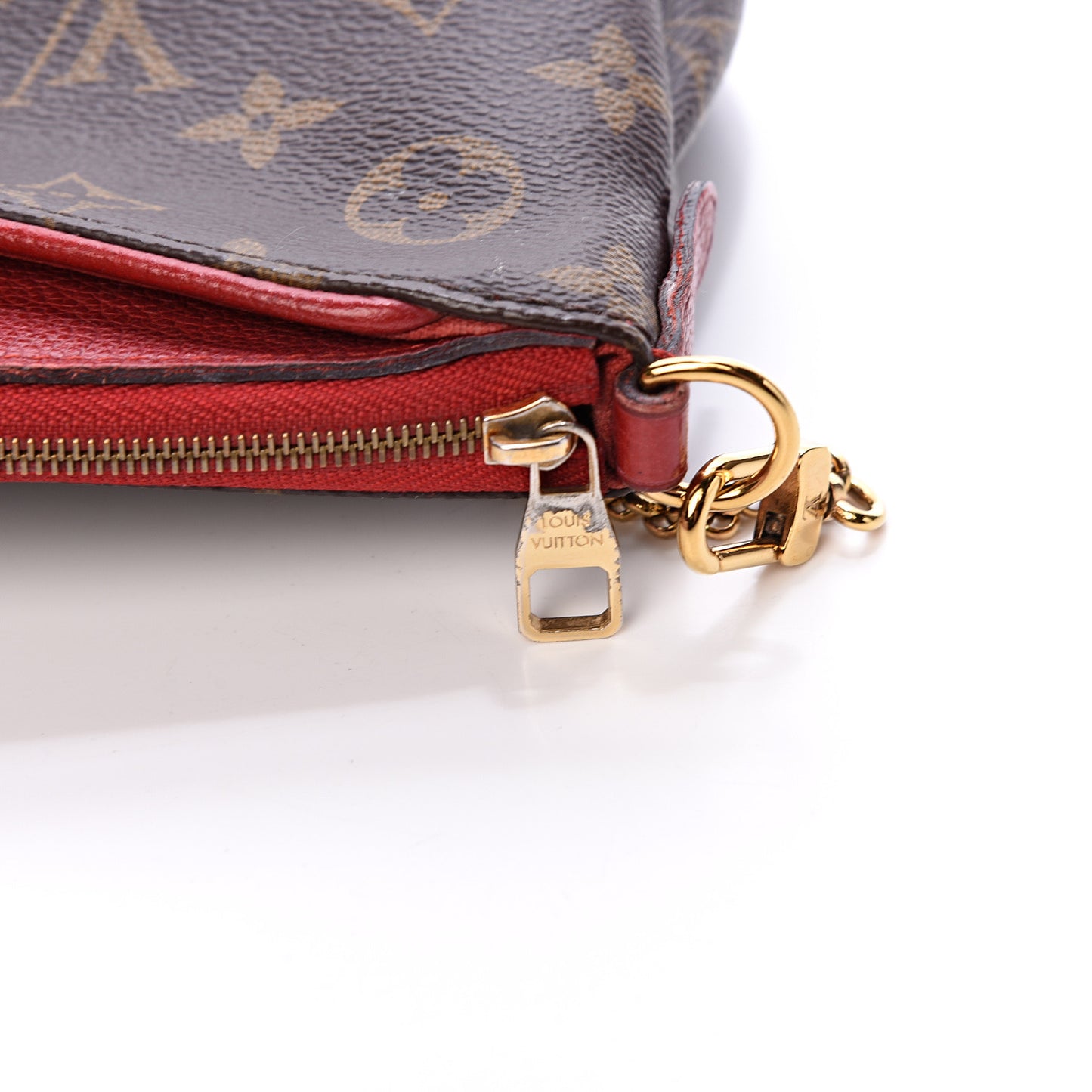 Monogram Pallas Clutch Cherry