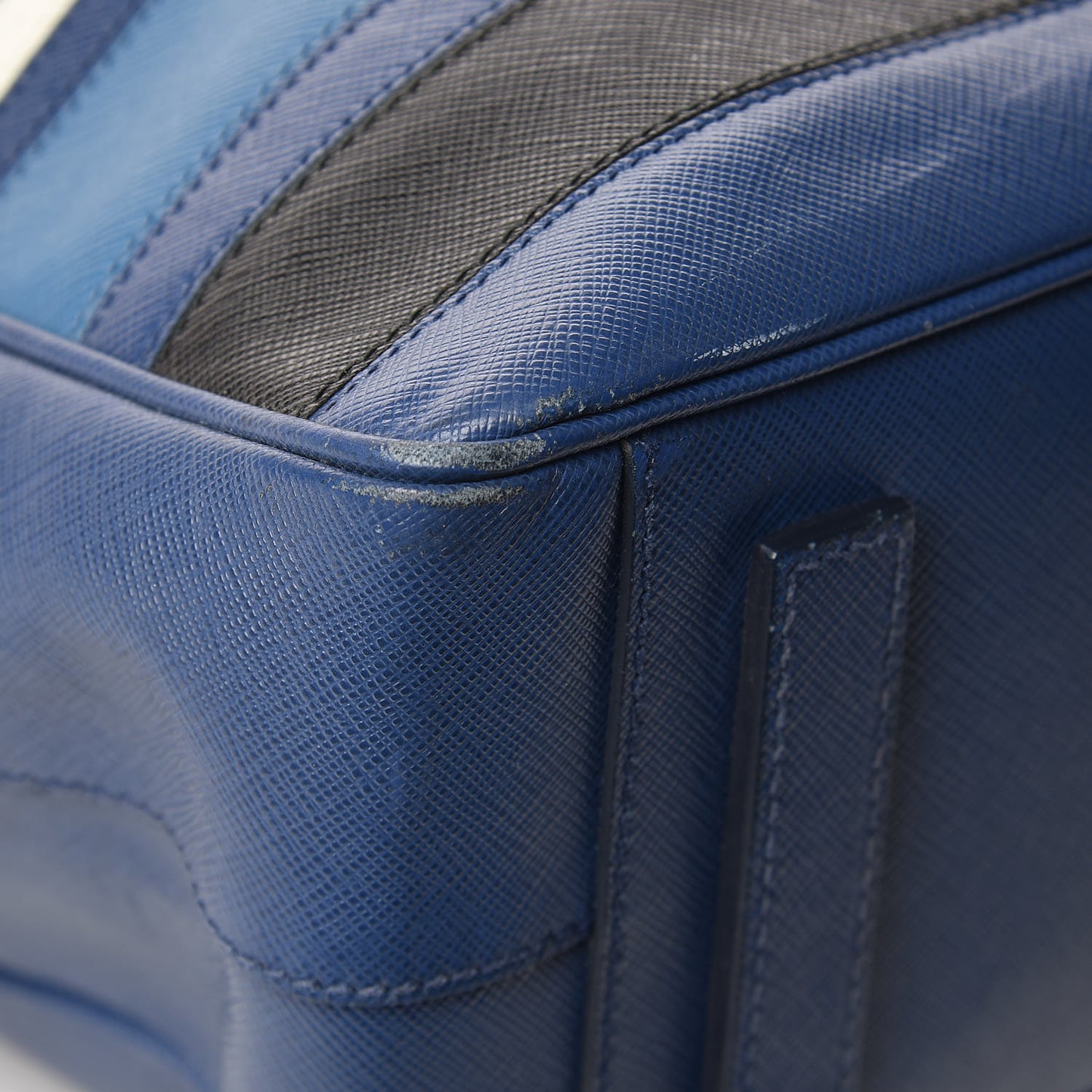 Saffiano Righe Briefacase Bleuette